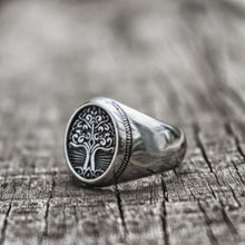Load image into Gallery viewer, The Tree of Life Signet Ring