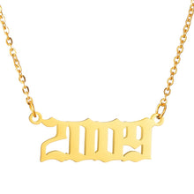 Load image into Gallery viewer, BIRTH YEAR NECKLACE