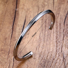 Load image into Gallery viewer, The Stainless Steel Bangle Bracelet