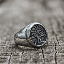Load image into Gallery viewer, The Tree of Life Signet Ring
