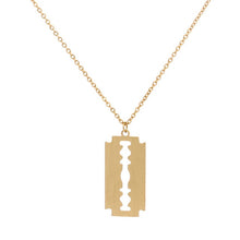 Load image into Gallery viewer, The Razor Blade Pendant Necklace
