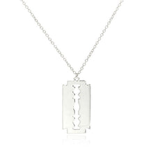 Load image into Gallery viewer, The Razor Blade Pendant Necklace
