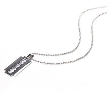 Load image into Gallery viewer, The Razor Blade Pendant Necklace
