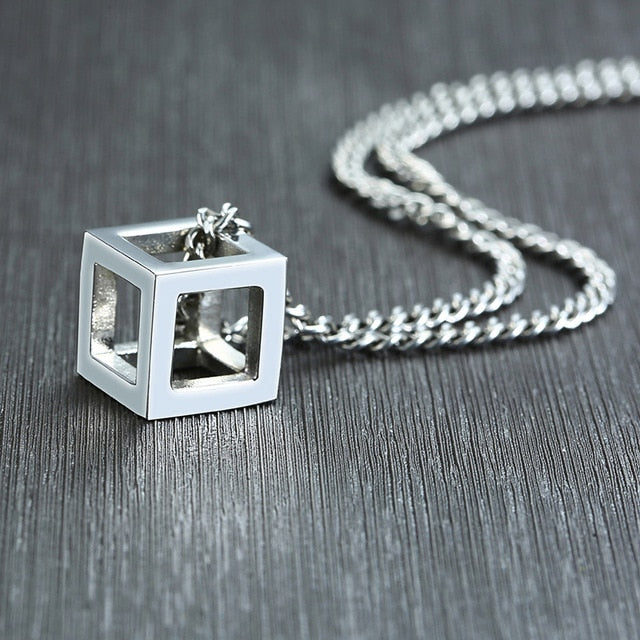 The Hollow Cube Pendant