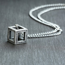 Load image into Gallery viewer, The Hollow Cube Pendant
