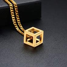 Load image into Gallery viewer, The Hollow Cube Pendant

