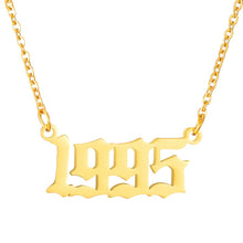 Load image into Gallery viewer, BIRTH YEAR NECKLACE
