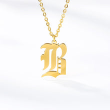 Load image into Gallery viewer, The Letter Initial Necklace
