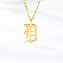 Load image into Gallery viewer, The Letter Initial Necklace
