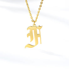 Load image into Gallery viewer, The Letter Initial Necklace
