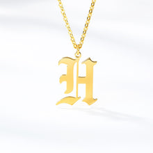 Load image into Gallery viewer, The Letter Initial Necklace
