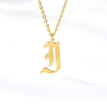 Load image into Gallery viewer, The Letter Initial Necklace
