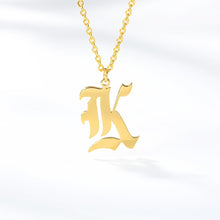 Load image into Gallery viewer, The Letter Initial Necklace
