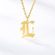 Load image into Gallery viewer, The Letter Initial Necklace
