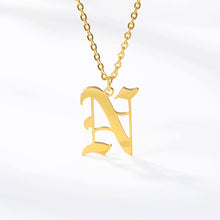 Load image into Gallery viewer, The Letter Initial Necklace
