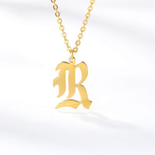 Load image into Gallery viewer, The Letter Initial Necklace
