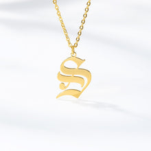 Load image into Gallery viewer, The Letter Initial Necklace

