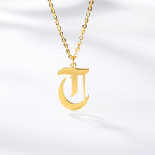 Load image into Gallery viewer, The Letter Initial Necklace

