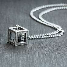 Load image into Gallery viewer, The Hollow Cube Pendant
